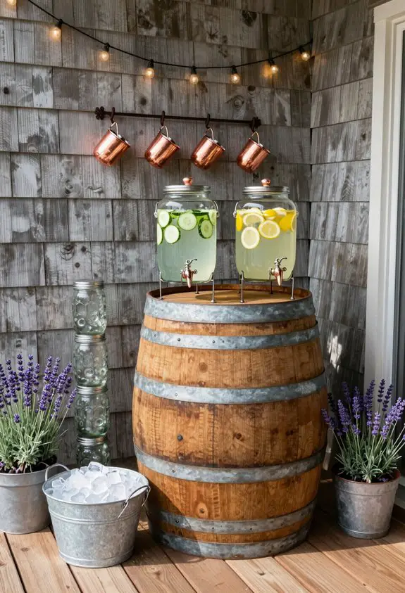 self service beverage station setup