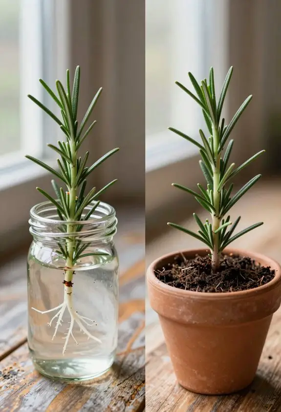 water or soil propagation