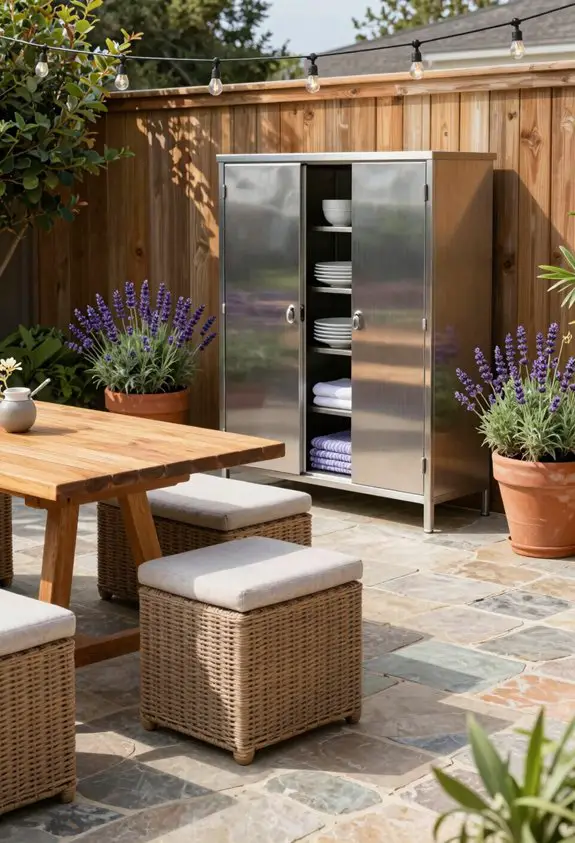 weatherproof storage for essentials